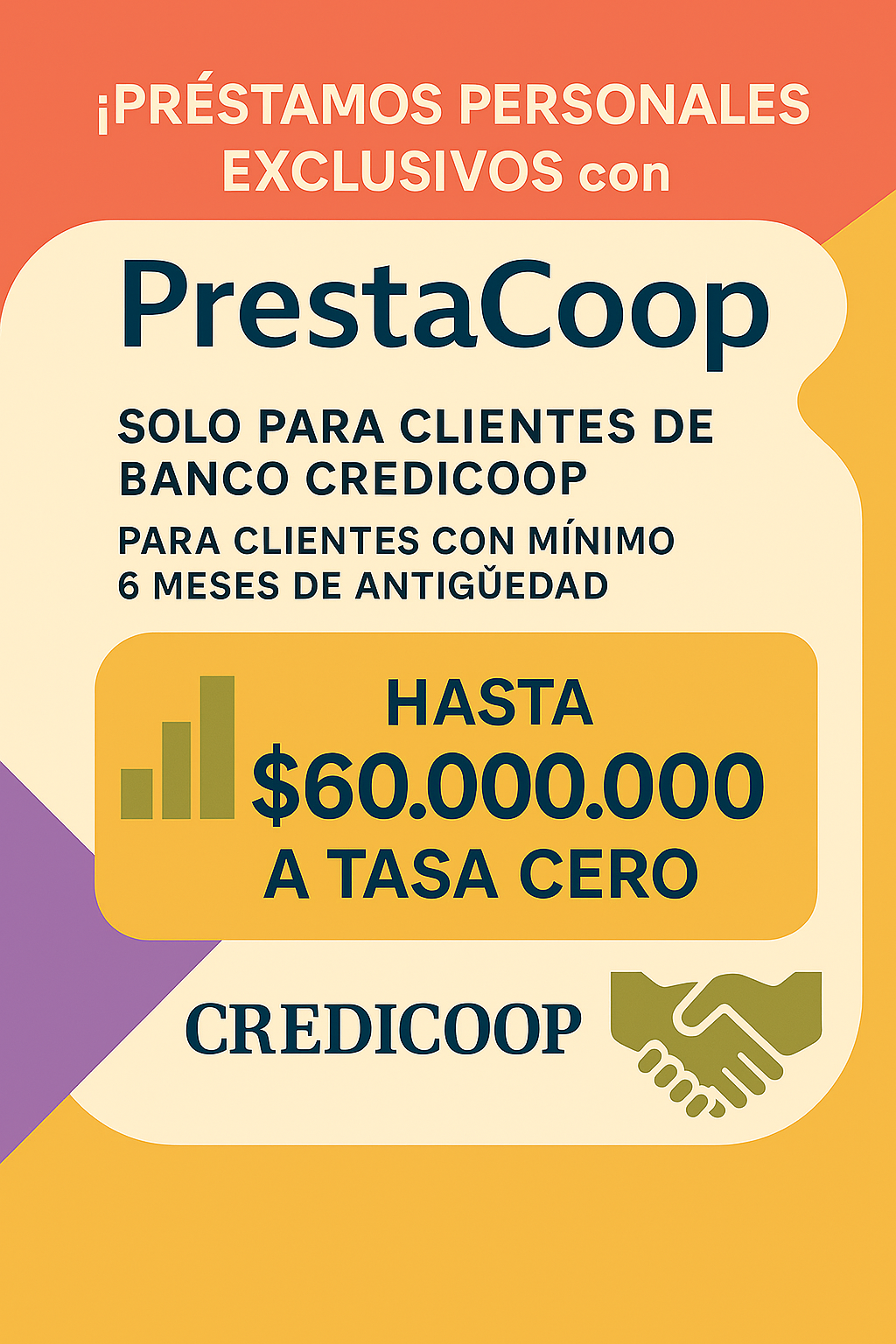Imagen Promocional Préstamos PrestaCoop